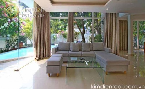 Thao Dien Villa For Rent Garden Pool