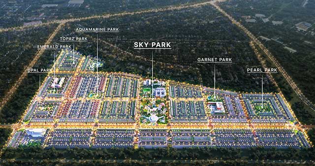 tiến độ thi công dự án khu đô thị Gem Sky World Long Thành Đồng Nai